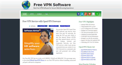 Desktop Screenshot of freevpnsoftware.net